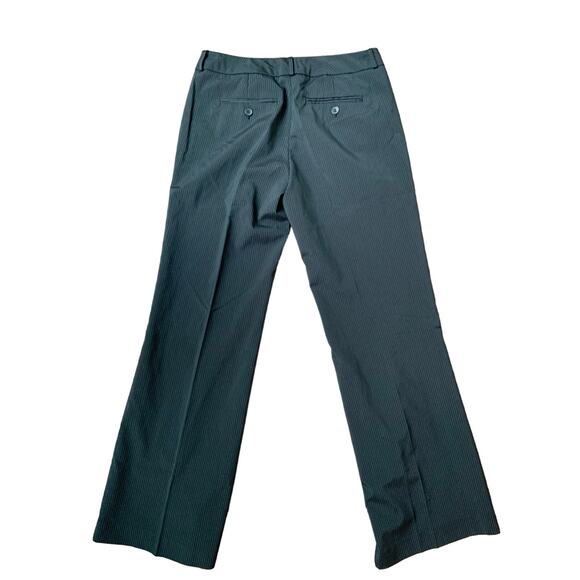 New York & Company 90's Black Pinstripe Slacks & Blazer Suit Set Women's 2 - Picture 3 of 11